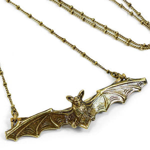 Elvira's Vampire Bat Necklace EL_N119 - Sweet Romance Wholesale