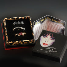 Load image into Gallery viewer, Elvira&#39;s Stacking Ring Set: Bat, Serpent, Heart EL_R101 - Sweet Romance Wholesale