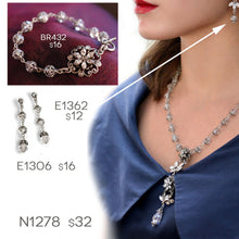 Load image into Gallery viewer, Ponte Flower Jewelry 4PC Set - Sweet Romance Wholesale