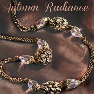 Aurora Crystal Statement Necklace N1285 - Sweet Romance Wholesale