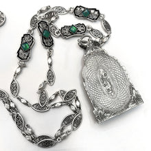 Load image into Gallery viewer, Jade Glass Vintage Buddha Necklace - Sweet Romance Wholesale