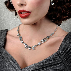 Art Deco Crystal Jewelry Set N1616 E1102 - Sweet Romance Wholesale