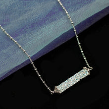 Load image into Gallery viewer, Crystal Rock Bar Necklace N1639 - Sweet Romance Wholesale