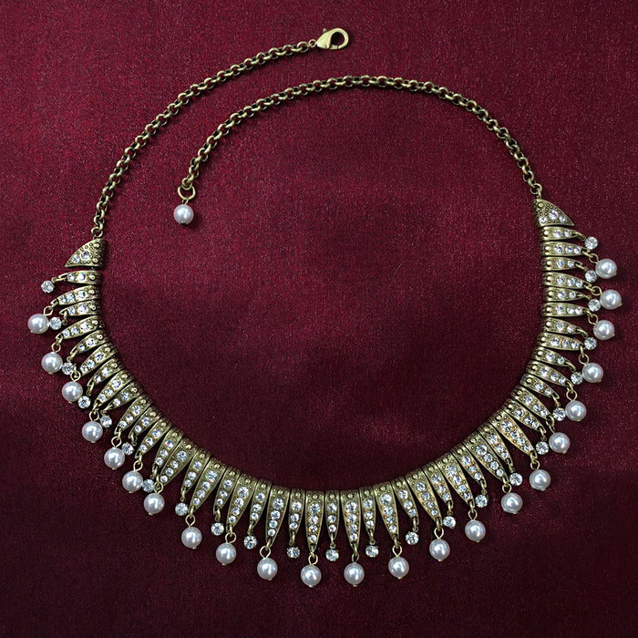 Vintage Art Deco Statement Necklace N1655 - Sweet Romance Wholesale