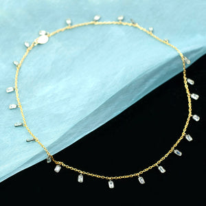 Crystal Confetti Necklace N1701 - Sweet Romance Wholesale