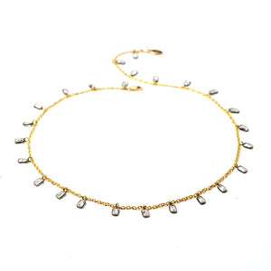 Crystal Confetti Necklace N1701 - Sweet Romance Wholesale