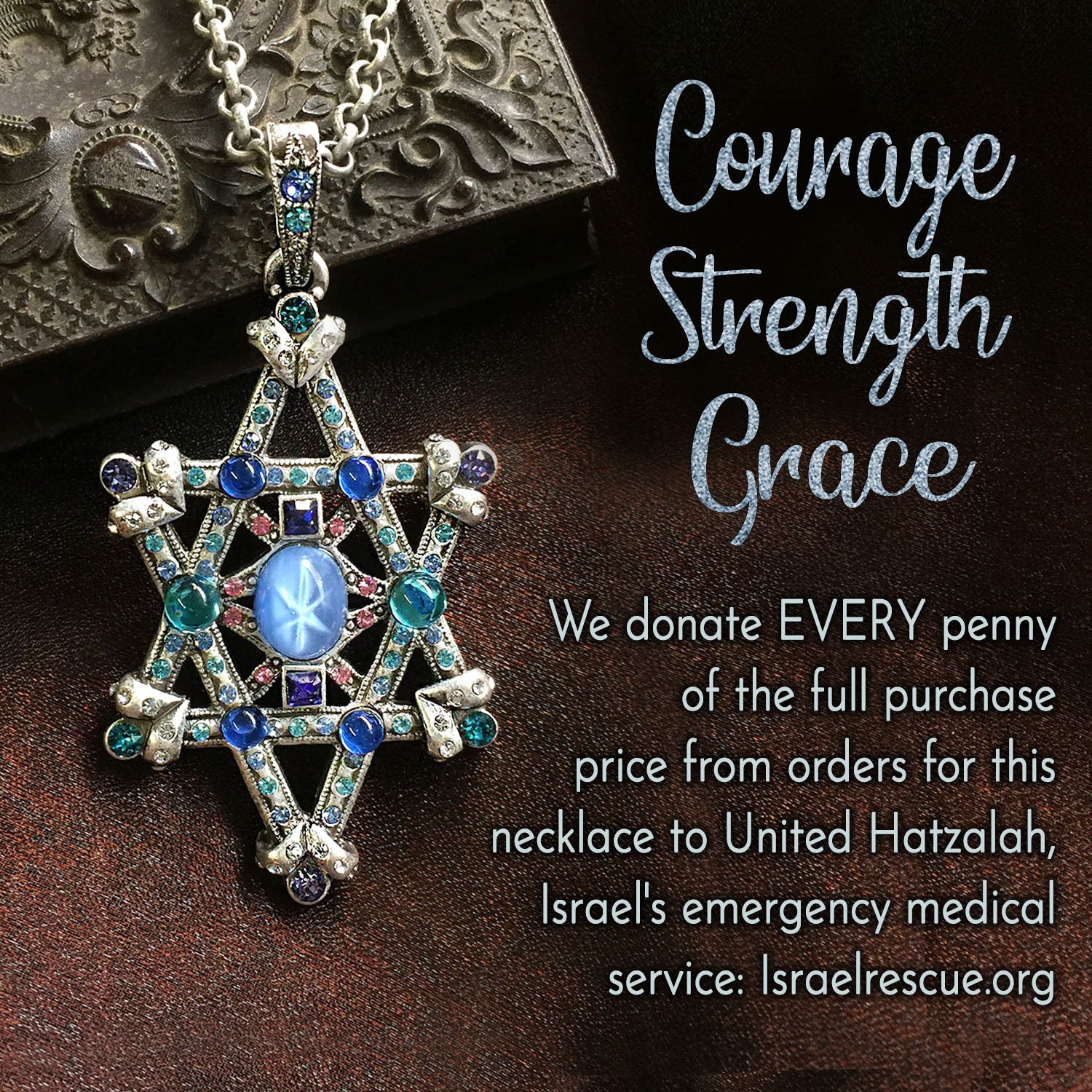 Amazon.com: GOLD Star of David Pendant Necklace - Jewish Star Judaica Jewelry  Magen David Star Necklace For Women Men : Handmade Products