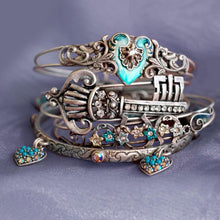 Load image into Gallery viewer, Chumani Drops Silver Bangle Bracelet OL_BR306 - Sweet Romance Wholesale