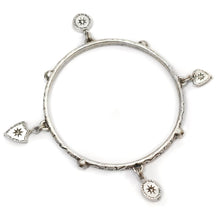 Load image into Gallery viewer, Chumani Drops Silver Bangle Bracelet OL_BR306 - Sweet Romance Wholesale