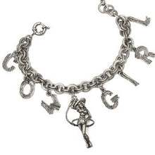 Load image into Gallery viewer, Cowgirl Letter Charm Bracelet OL_BR323 - Sweet Romance Wholesale