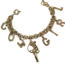 Load image into Gallery viewer, Cowgirl Letter Charm Bracelet OL_BR323 - Sweet Romance Wholesale