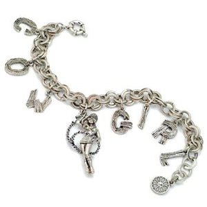 Cowgirl Letter Charm Bracelet OL_BR323 - Sweet Romance Wholesale