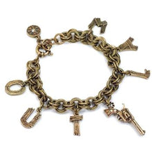 Load image into Gallery viewer, Outlaw Letter Charm Bracelet OL_BR324 - Sweet Romance Wholesale