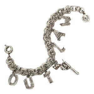 Outlaw Letter Charm Bracelet OL_BR324 - Sweet Romance Wholesale