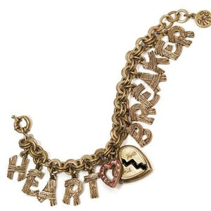 Heartbreaker Letter Charm Bracelet OL_BR325 - Sweet Romance Wholesale
