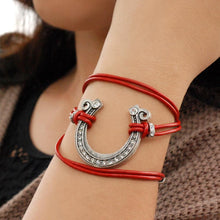 Load image into Gallery viewer, Get Lucky Horseshoe Wrap Bracelet OL_BR334 - Sweet Romance Wholesale