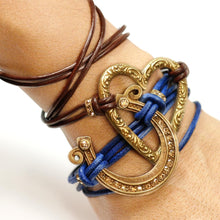 Load image into Gallery viewer, Get Lucky Horseshoe Wrap Bracelet OL_BR334 - Sweet Romance Wholesale