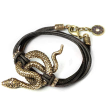 Load image into Gallery viewer, Rattlesnake Wrap Bracelet OL_BR335 - Sweet Romance Wholesale