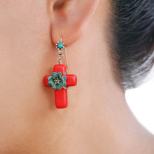 Load image into Gallery viewer, Pueblo Crosses Earrings OL_E276 - Sweet Romance Wholesale