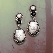 Load image into Gallery viewer, Earthstone Western Desert Earrings OL_E336 - Sweet Romance Wholesale