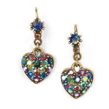 Load image into Gallery viewer, Crystal Hearts Earrings OL_E337 - Sweet Romance Wholesale