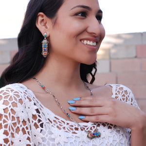 Desert Gypsy Linear Earrings E338 - Sweet Romance Wholesale