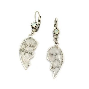 I Give You My Heart Earrings OL_E346 - Sweet Romance Wholesale