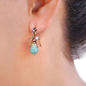 Magnesite Cluster Earrings OL_E357 - Sweet Romance Wholesale