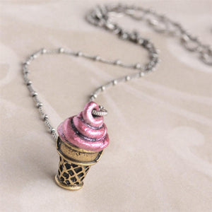 Frozen Yogurt Pendant Necklaces OL_N146 - Sweet Romance Wholesale