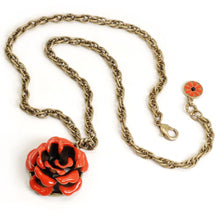 Load image into Gallery viewer, Cabbage Rose Necklace OL_N226 - Sweet Romance Wholesale