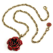 Load image into Gallery viewer, Cabbage Rose Necklace OL_N226 - Sweet Romance Wholesale