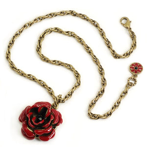 Cabbage Rose Necklace OL_N226 - Sweet Romance Wholesale