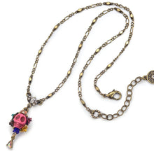 Load image into Gallery viewer, Skull and Crystal Teardrop Necklace OL_N241 - Sweet Romance Wholesale