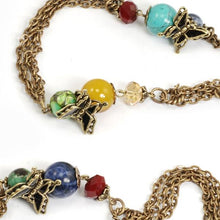 Load image into Gallery viewer, Gemstone Beads &amp; Butterflies Necklace OL_N268 - Sweet Romance Wholesale