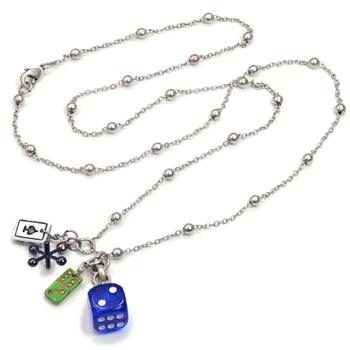 Games of Chance Lucky Charm Necklace N319 - Sweet Romance Wholesale