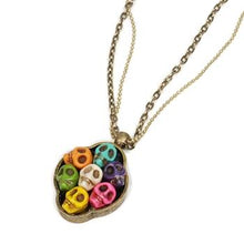 Load image into Gallery viewer, Family Skull Portrait Necklaces N321 - Sweet Romance Wholesale