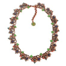 Load image into Gallery viewer, Cactus Flower collar Necklace OL_N369-CO - Sweet Romance Wholesale