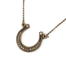 Load image into Gallery viewer, Get Lucky Horseshoe on Chain Necklace OL_N394 - Sweet Romance Wholesale