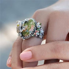 Load image into Gallery viewer, Silver Sculpture Frog Ring OL_R228 - Sweet Romance Wholesale