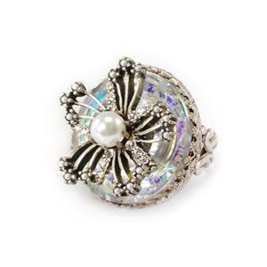 Flower Queen Crystal Ring - Sweet Romance Wholesale