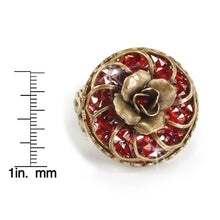 Load image into Gallery viewer, Red Magma Crystal Rocks Ring - Sweet Romance Wholesale