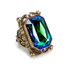 Load image into Gallery viewer, Grand Octagon Crystal Ring OL_R436 - Sweet Romance Wholesale