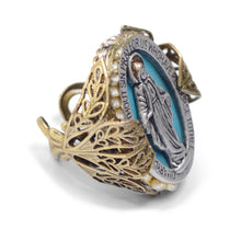 Load image into Gallery viewer, Queen of Miracles Our Lady Virgin Mary Madonna Ring - Sweet Romance Wholesale