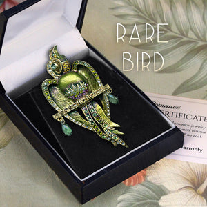 Art Deco Macaw Parrot Pin Brooch - Sweet Romance Wholesale