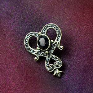 Jewel Swirl Hat Pin P652 - Sweet Romance Wholesale