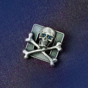 Skull & Crossbones Pin P653 - Sweet Romance Wholesale