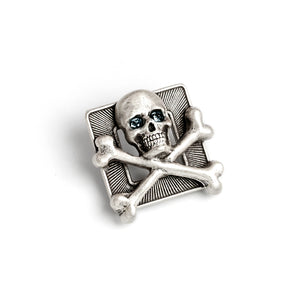Skull & Crossbones Pin P653 - Sweet Romance Wholesale