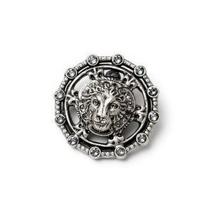 Lion Medallion Pin P654 - Sweet Romance Wholesale