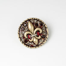 Load image into Gallery viewer, Fleur de Lis Coin Pin P660 - Sweet Romance Wholesale