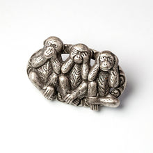 Load image into Gallery viewer, Speak no evil, See no evil , Hear no Evil Monkey Pin P661 - Sweet Romance Wholesale
